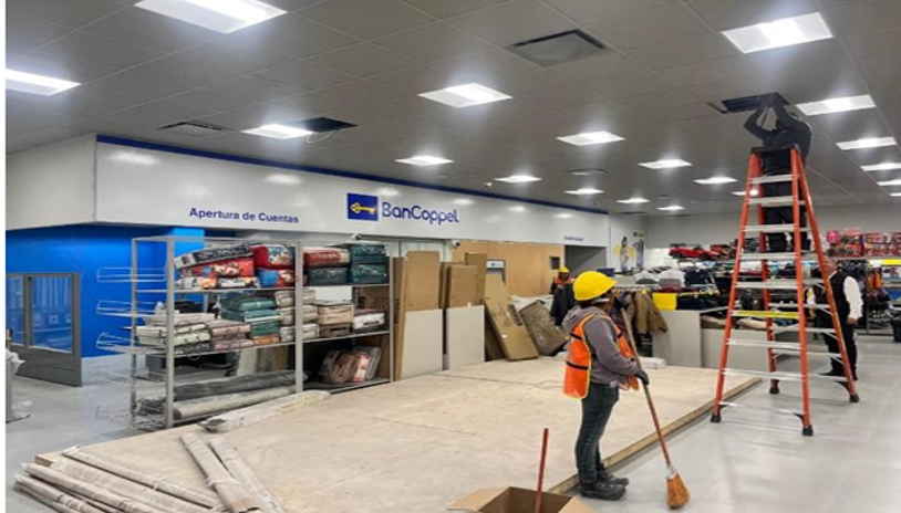 Ejecución de obra comercial - Coppel